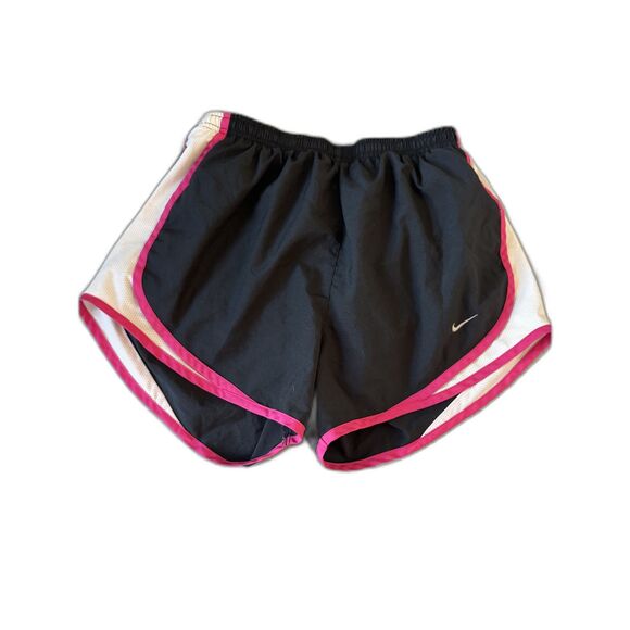 Nike Womens Dri-FIT Tempo Running Shorts Black/Vivid Pink Sz Small - Picture 1 of 3